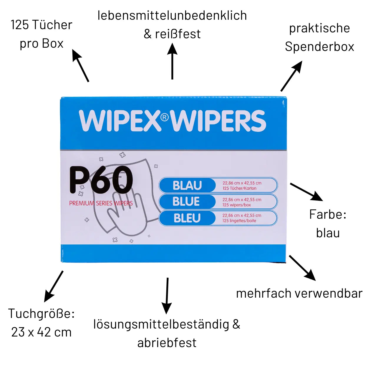 WIPEX Wipers blau