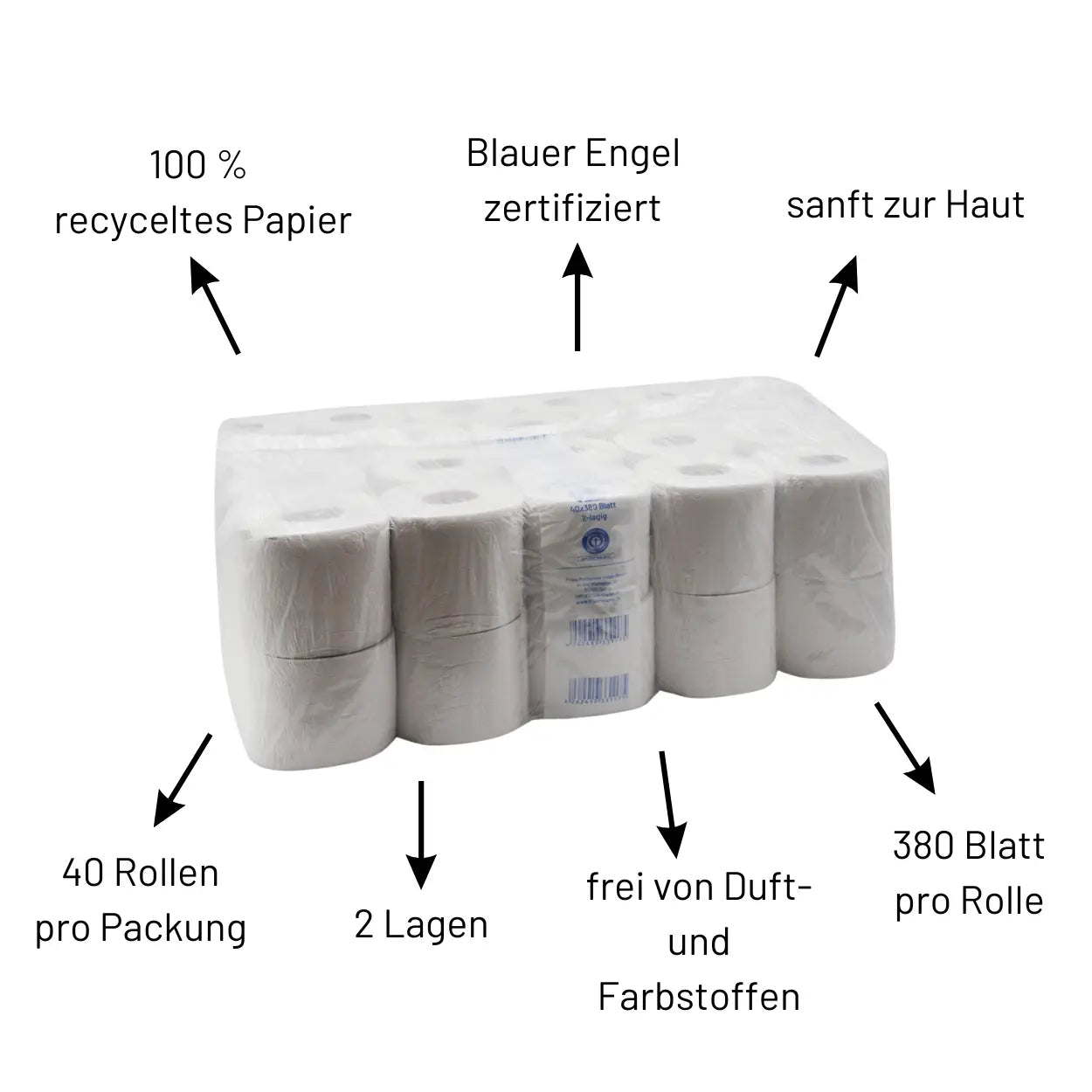 oecolife Toilettenpapier Classic Plus